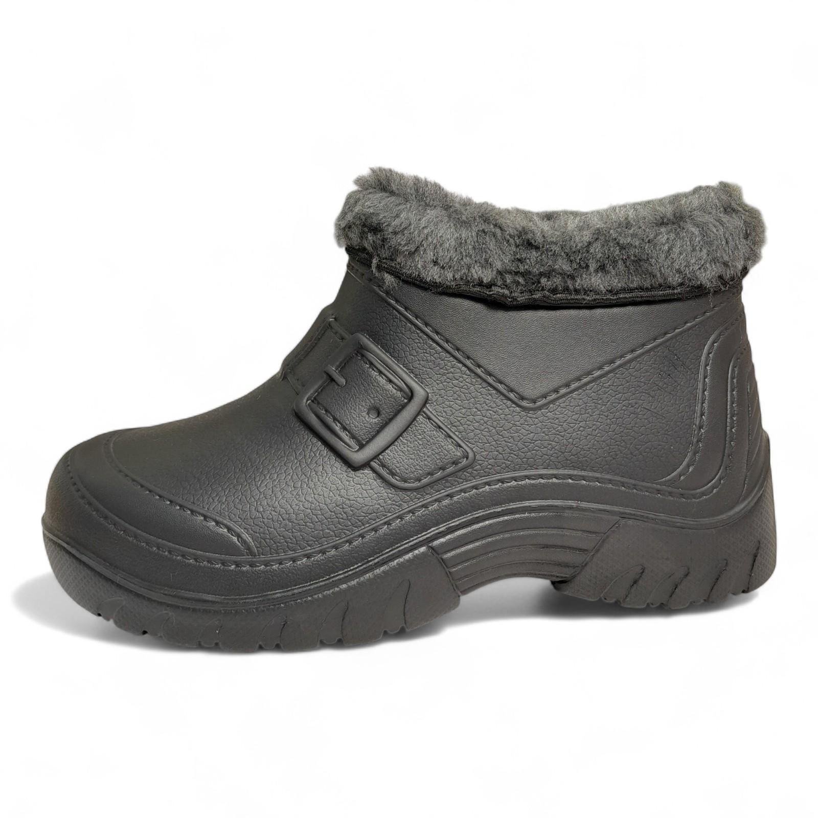 Галоши мужские на меху Krok Б-16 р. 44 28,5 см Черный (2764519269) - фото 2