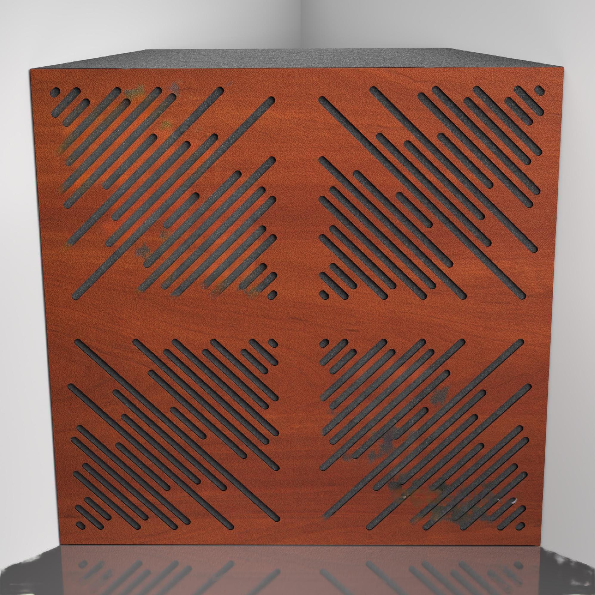 Бас ловушка Ecosound 4Diagonals Apple-Locarno 50х50 см 100 мм Коричневый (1596)