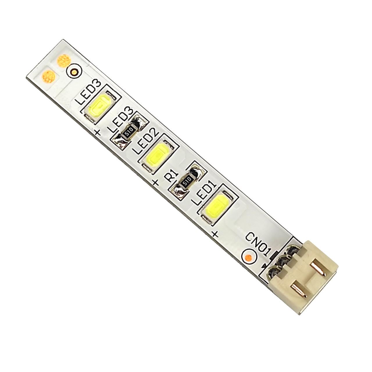 Плата LED-освещения HGFS-136HR для холодильника Samsung DA41-00519R 65x10 мм (3072036365) Плата LED-освещения HGFS-136HR для холодильника Samsung DA41-00519R 65x10 мм (3072036365)