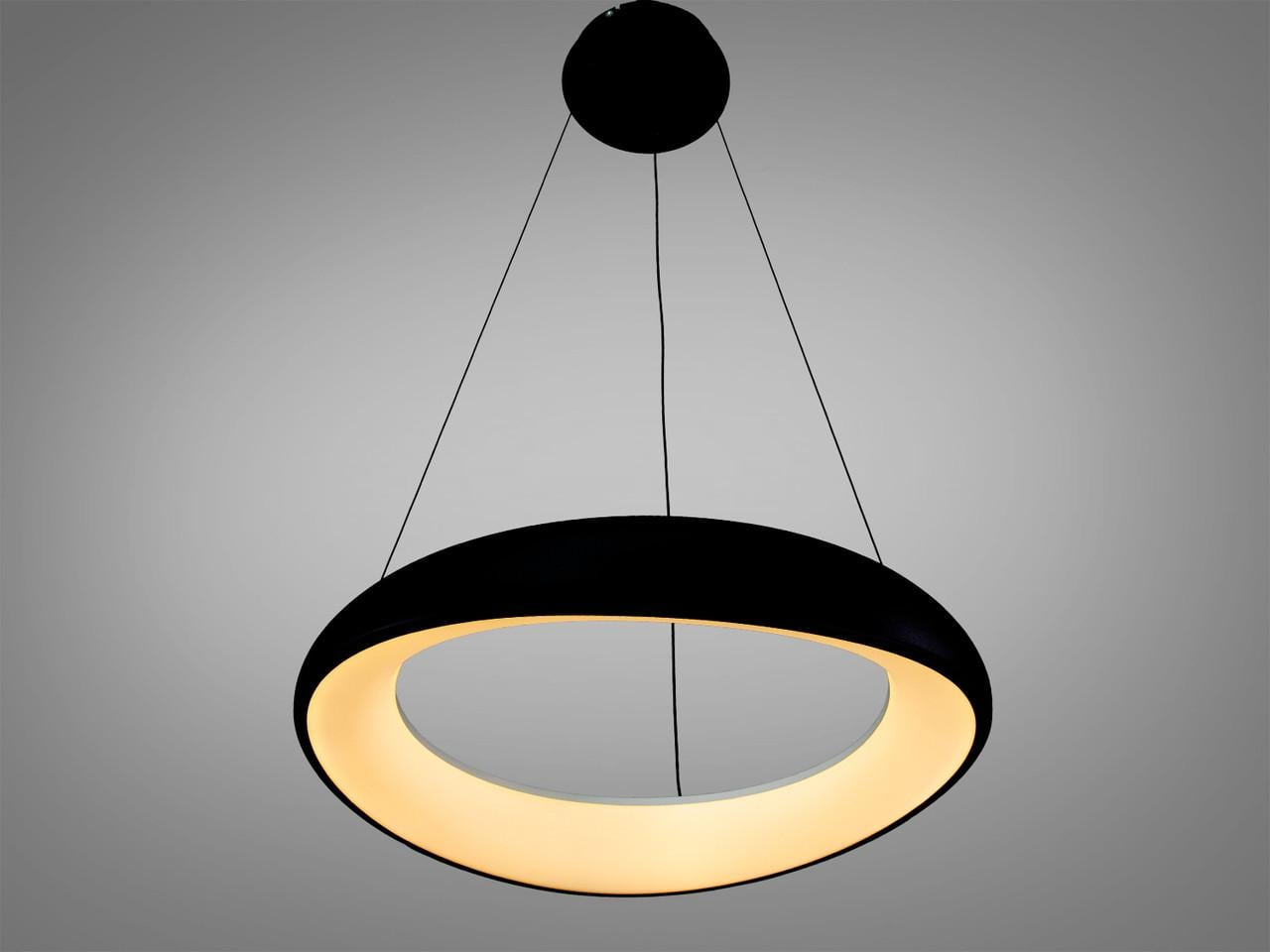 Люстра подвесная для гостиной LED Diasha 0470A BK 36Вт CCT Черный (2971349521)