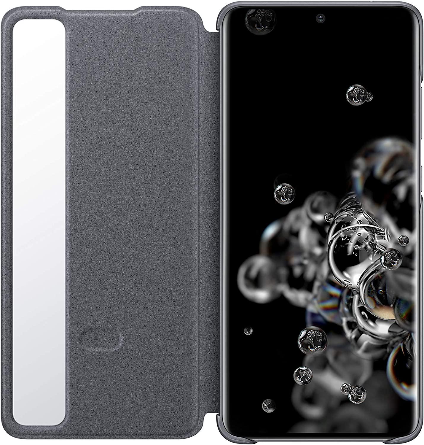 Смарт чехол книжка Samsung Galaxy S20 Ultra 5G SM-G988 S-View Flip Cover Grey Серый - фото 3