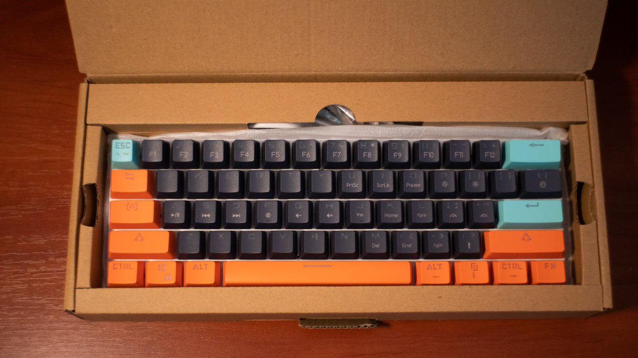 Клавиатура игровая механическая MUCAI MKA610 с красными переключателями 61 клавиша USB съемный кабель (27730416) - фото 7 Клавиатура игровая механическая MUCAI MKA610 с красными переключателями 61 клавиша USB съемный кабель (27730416) - фото 7