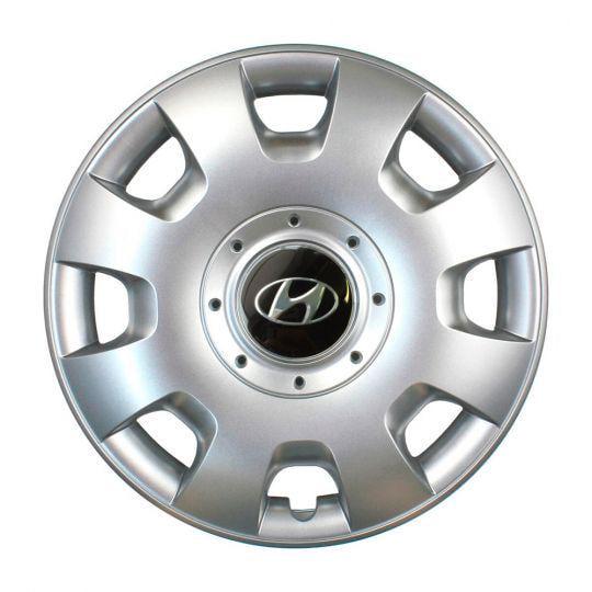 Автомобильные колпаки SKS 304 R15 с логотипом Hyundai 4 шт. Серебристый
