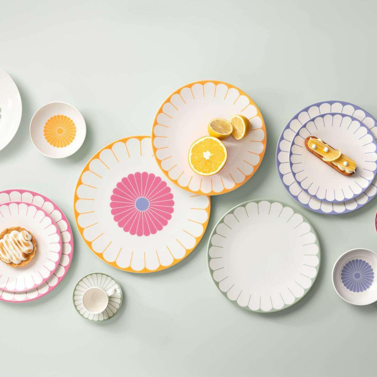 Набор обеденных тарелок Villeroy & Boch Fleur Ø27 см 4 пр. (1045546000) - фото 2 Набор обеденных тарелок Villeroy & Boch Fleur Ø27 см 4 пр. (1045546000) - фото 2