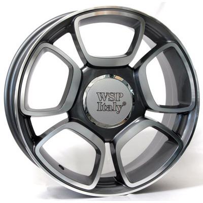 Диски на авто WSP Italy W157 R17 W7 PCD4x100 ET37 DIA56.6 Anthracite Polished