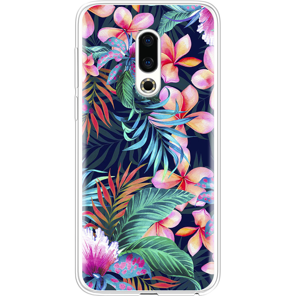 Чехол BoxFace Meizu 16 TH flowers in the tropics Прозрачный силикон (35817-up1971-35817)