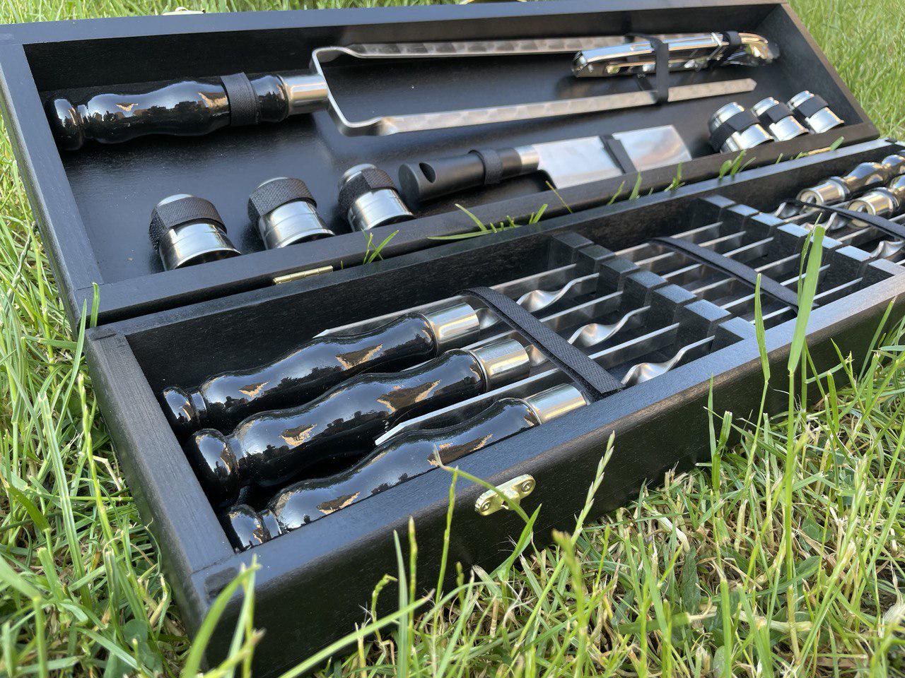 Набор шампуров в кейсе Grill Box 9 S1