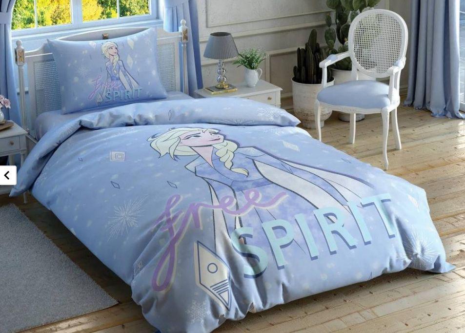 Постельное белье подростковое Tac Disney Frozen 2 Free Spirit clow ранфорс полуторное
