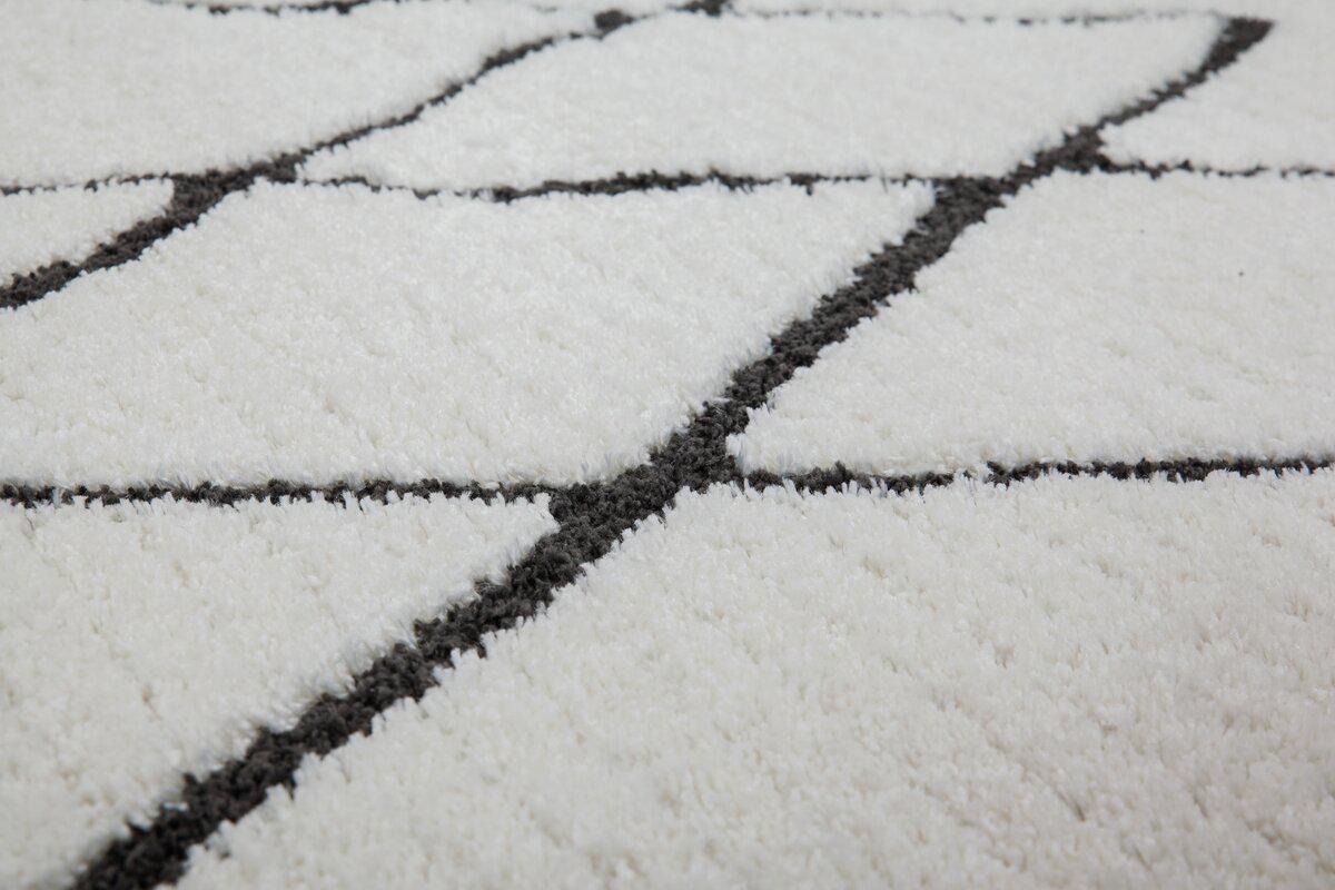 Ковер Kayoom Agadir 310 160x230 см Белый/Черный - фото 3 Ковер Kayoom Agadir 310 160x230 см Белый/Черный - фото 3
