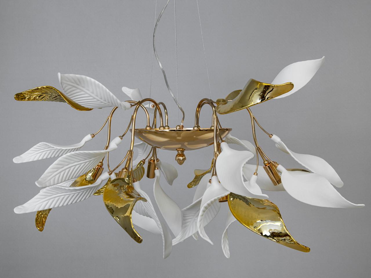 Люстра подвес EcoLed Loft 7209-6P GD Золотой