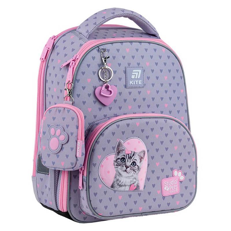 Школьный рюкзак каркасный KITE Education 556 Studio Pets 12 л (SP25-556M)