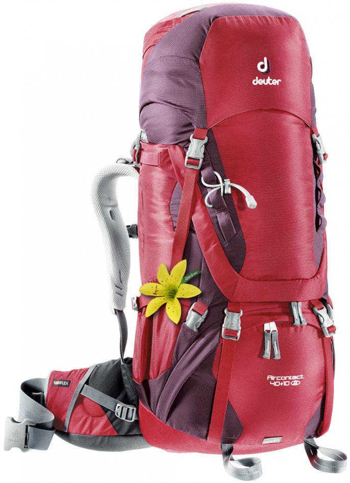Рюкзак Deuter Aircontact 40+10 SL 3320016 Cranberry-Aubergine (1052-3320016 5005)