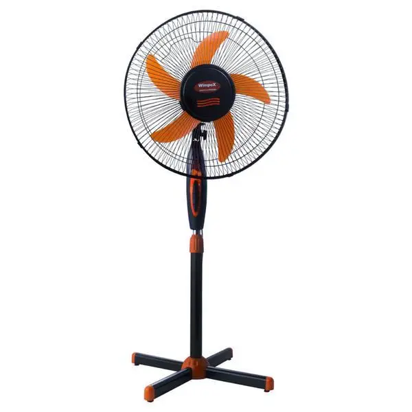 Вентилятор напольный WimpeX WX-1612 100 Вт Ø 40 см Black/Orange (ML-04415)