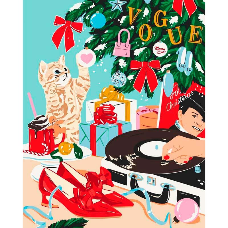 Картина по номерам ART CRAFT Новогодний вайб 40х50 см (12034-AC)