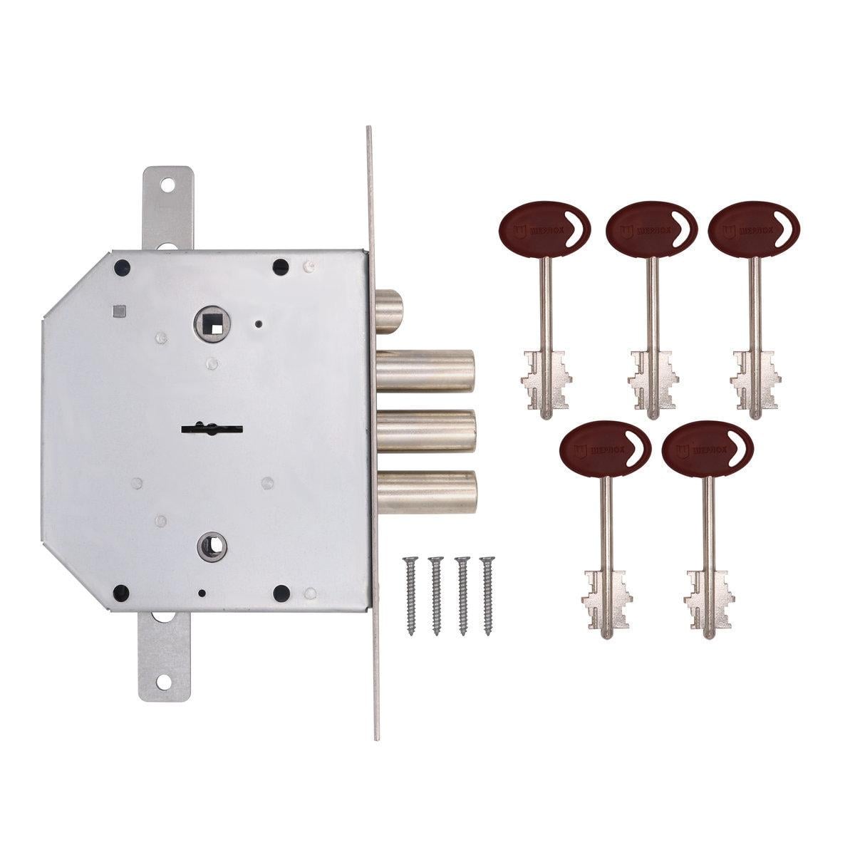Замок врізний сувальдний Шерлок 06.42 лівий (2108448750)