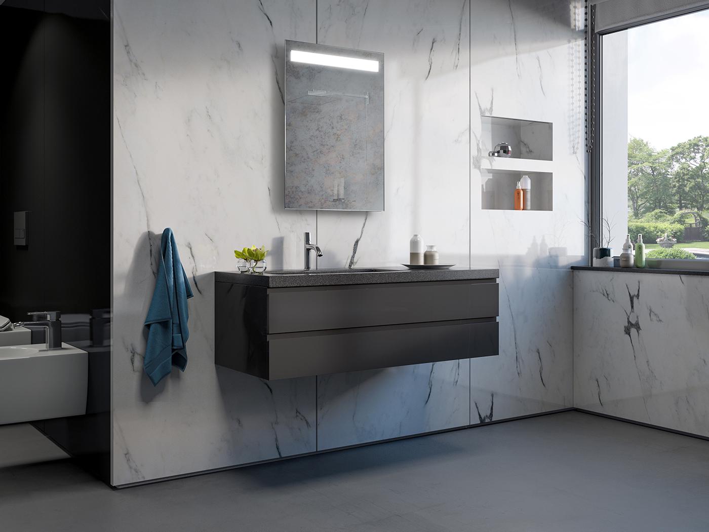 Зеркало Dim Dzerkal SORO с LED-подсветкой 50х70 см (8805)