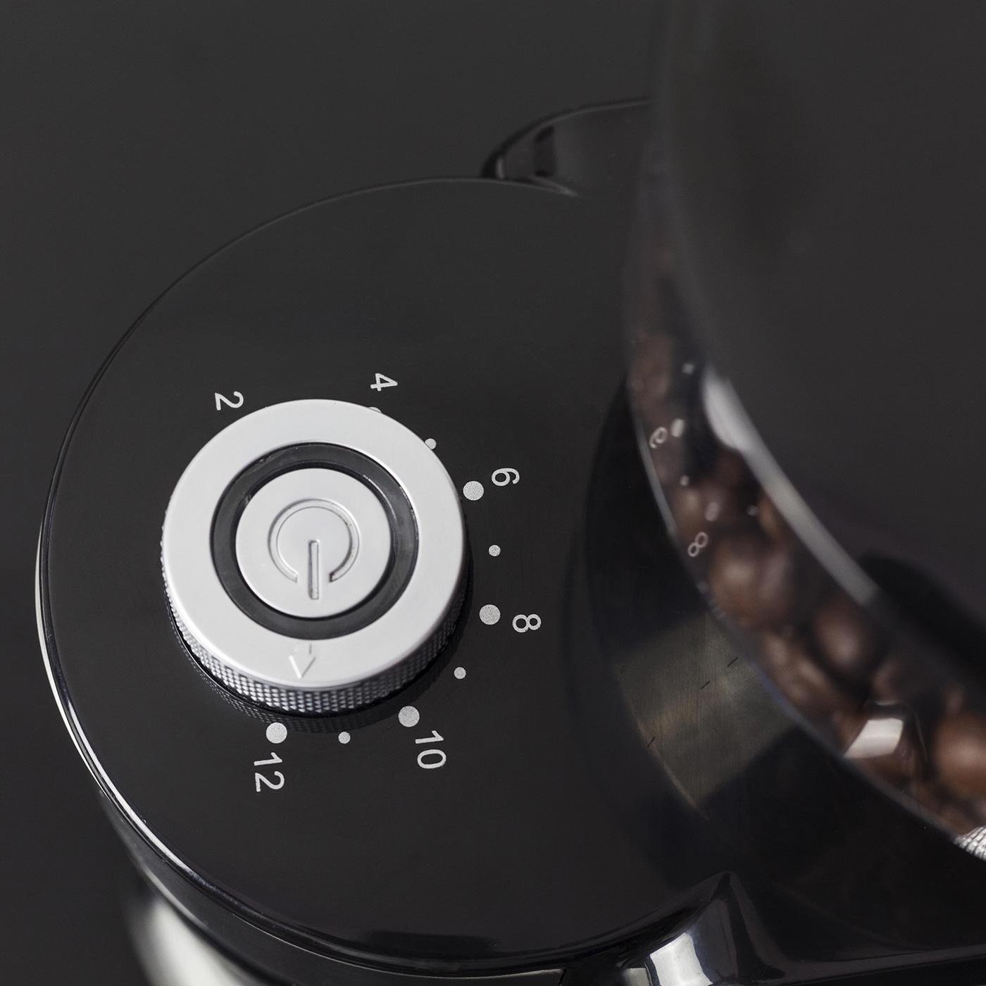 Кавомолка електрична Caso 1833 Barista Crema 150 Вт контейнер 190 г Чорний (836d319b) - фото 5 Кавомолка електрична Caso 1833 Barista Crema 150 Вт контейнер 190 г Чорний (836d319b) - фото 5