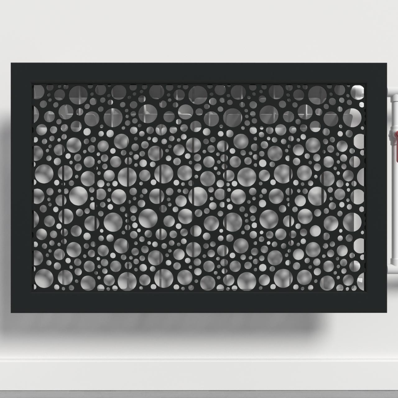 Решетка-экран на батарею SMARTWOOD 1200 мм Чорный (R20434107)