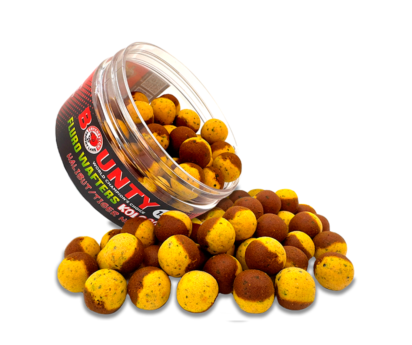 Вафтерс флюро Bounty Kolobok Halibut/Tiger Nut 12 мм 45 шт.