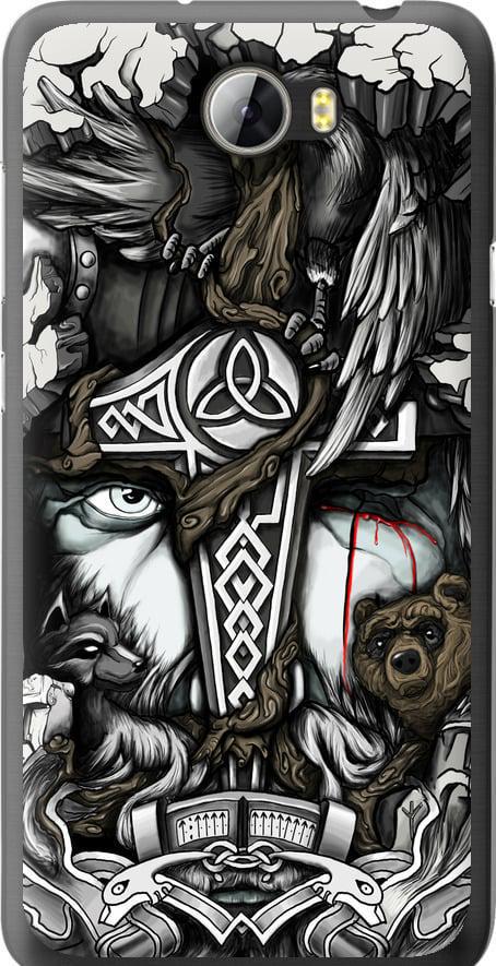 Чохол на Huawei Y5 II Тату Вікінг (4098u-496-42517)
