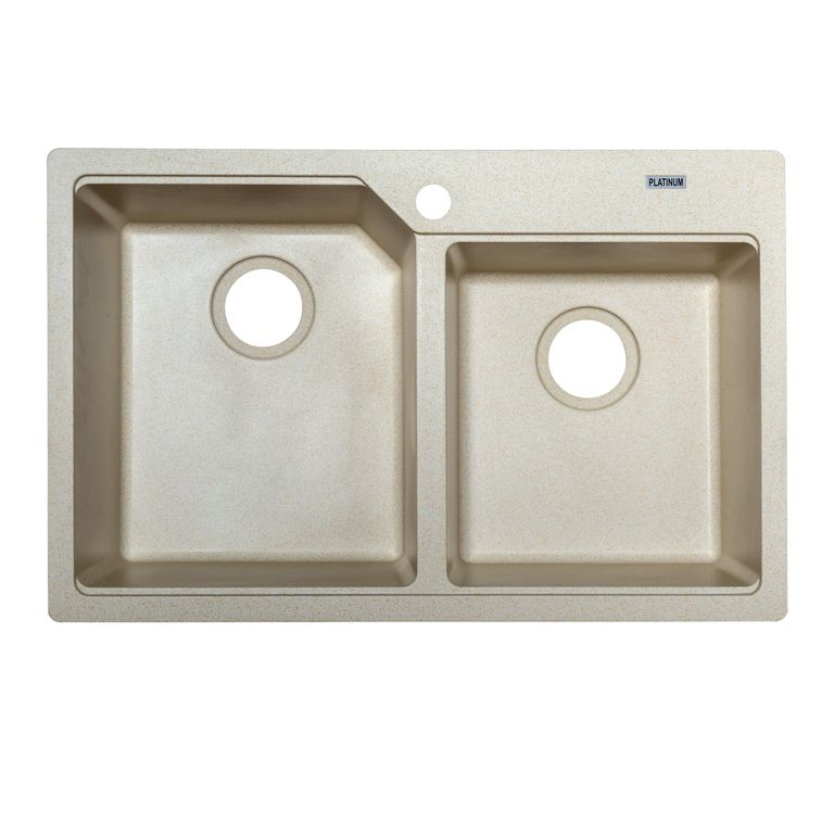 Мойка кухонная Platinum Harmony 7850Ws Песок (353161) Мойка кухонная Platinum Harmony 7850Ws Песок (353161)