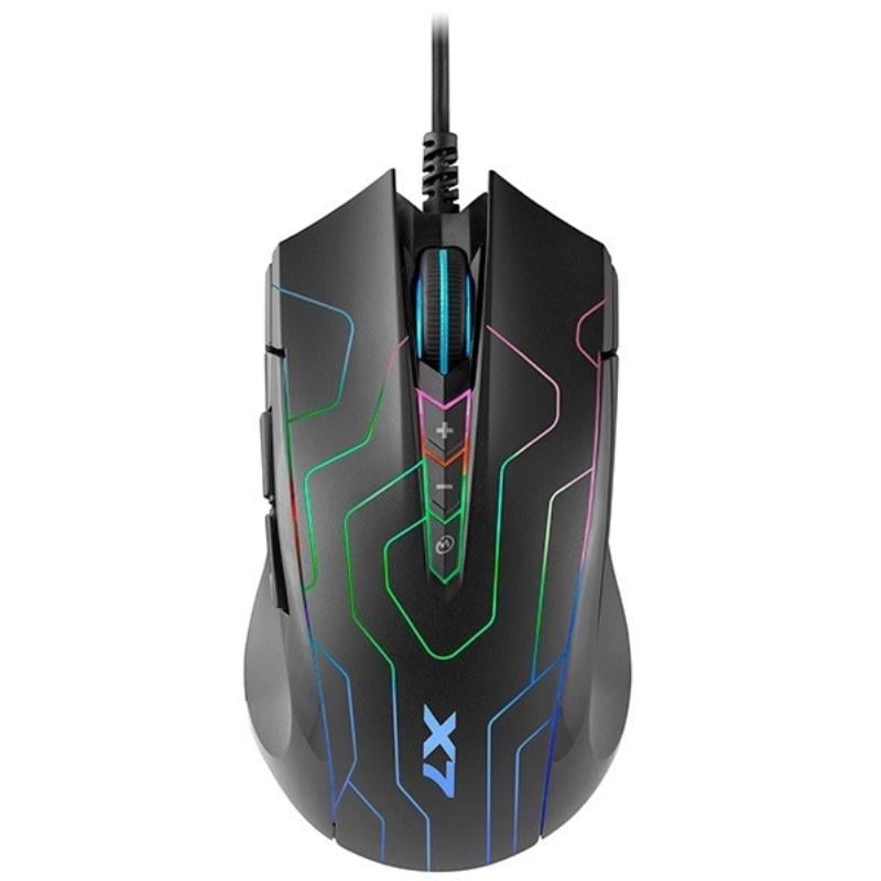 Компьютерная мышка проводная игровая A4Tech X89 Maze PixArt USB Black (X89 Maze)