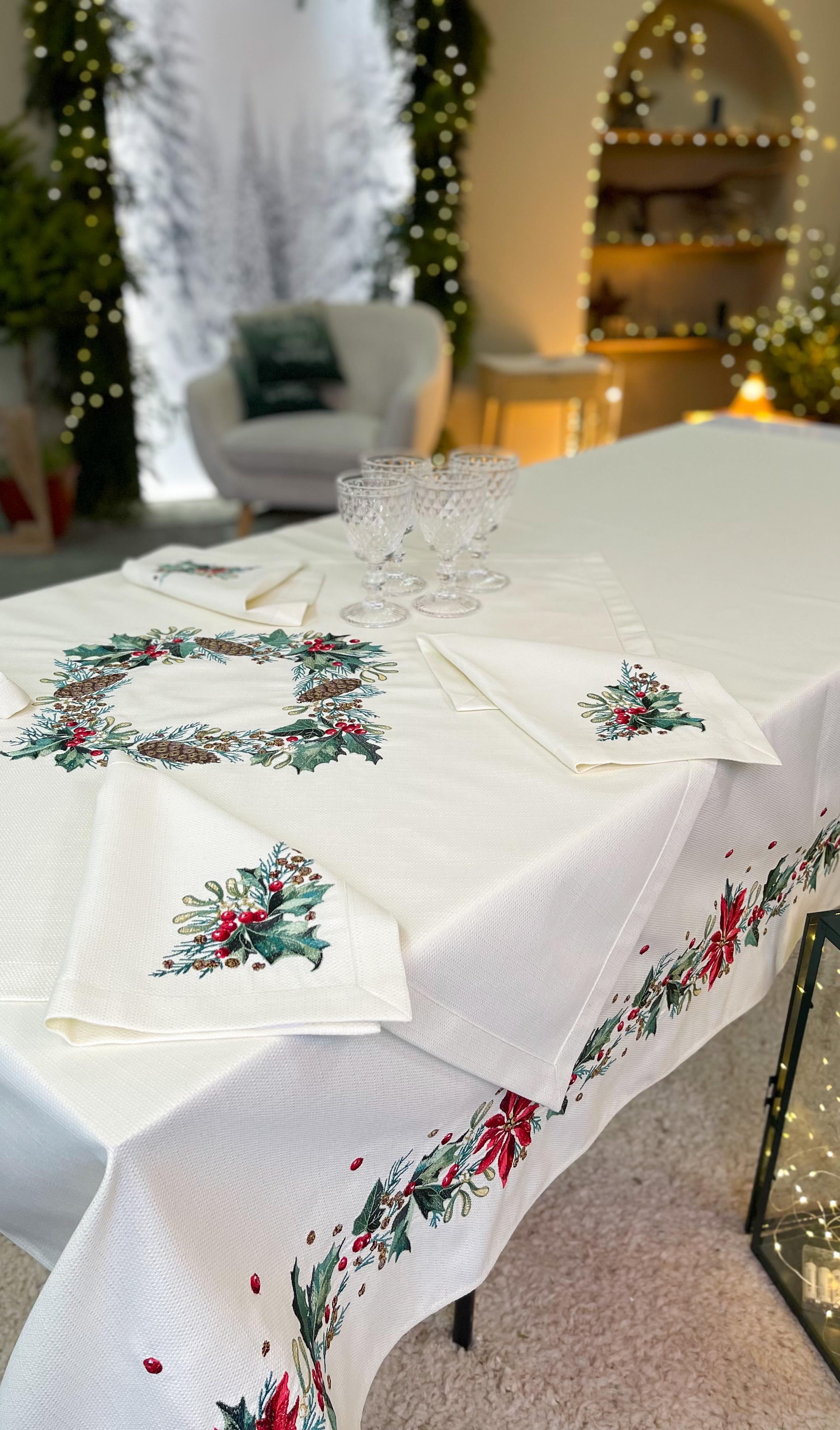 Серветка новорічна Едельвіка Омела 0,9х0,9 (353-21/00) - фото 1 Серветка новорічна Едельвіка Омела 0,9х0,9 (353-21/00) - фото 1