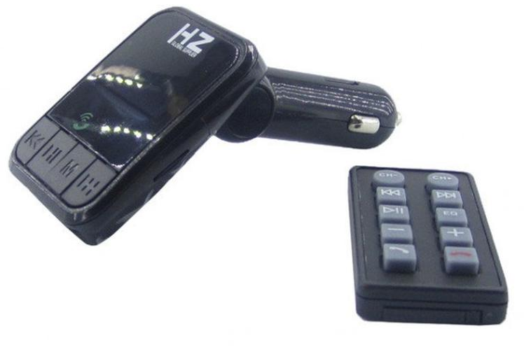 FM трансмітер HZ H86 Bluetooth Black (87671c68) - фото 2