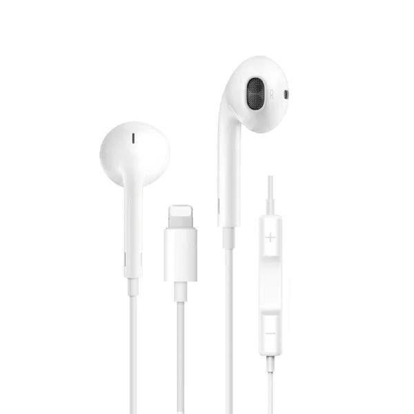 Наушники проводные WIWU EB302 Lightning Bluetooth Mode 1,2 м с микрофоном White (6973218933054)