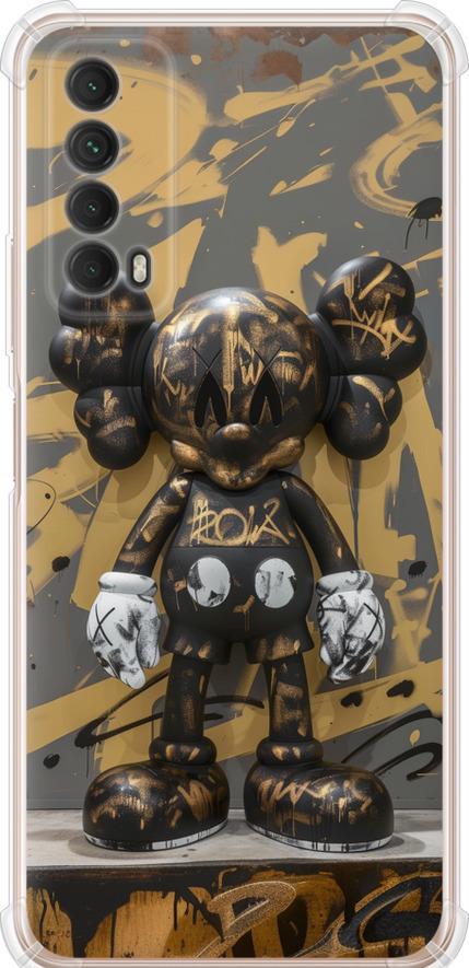 Чехол на Huawei P Smart 2021 Bronze kaws (6097sp-2100-42517)
