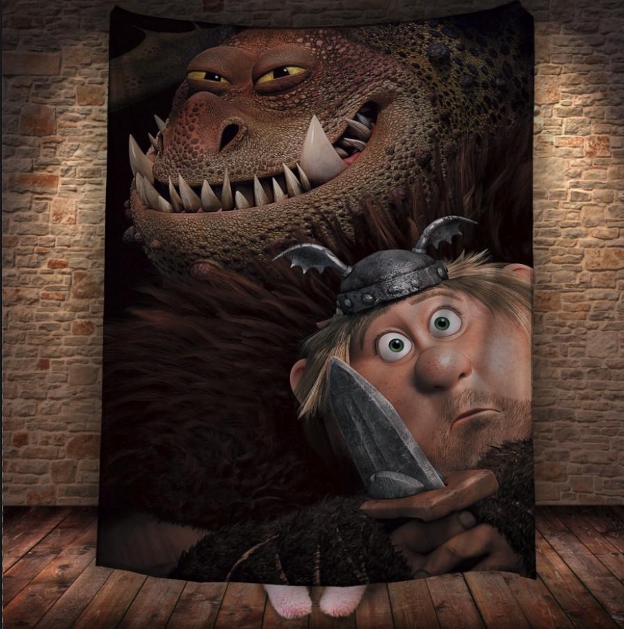 Плед із 3D принтом Ріб'єног 150х200 см (epi_1911) Плед із 3D принтом Ріб'єног 150х200 см (epi_1911)