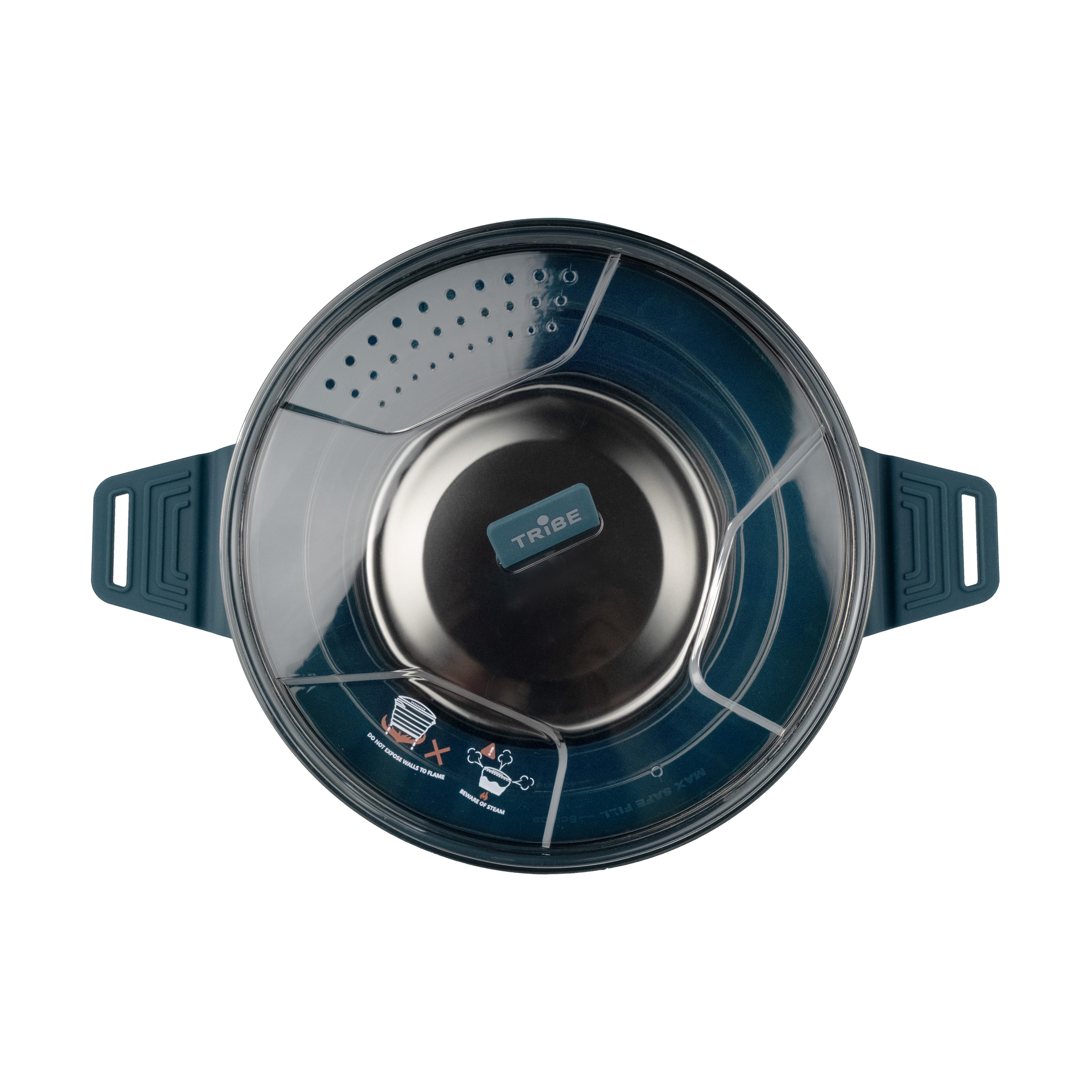 Кастрюля Tribe Collapsible Pot силиконовая 2,5 л (T-FF-0025-ocean) - фото 5 Кастрюля Tribe Collapsible Pot силиконовая 2,5 л (T-FF-0025-ocean) - фото 5