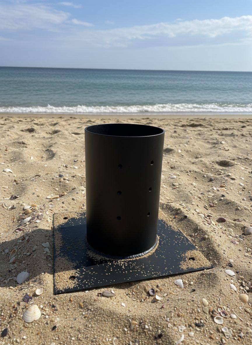 Основа для круглого деревянного столба 80 мм 4 мм