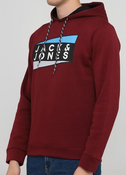 Реглан Jack & Jones 12171071x21 мужской M Бордовый (185 025) - фото 4 Реглан Jack & Jones 12171071x21 мужской M Бордовый (185 025) - фото 4