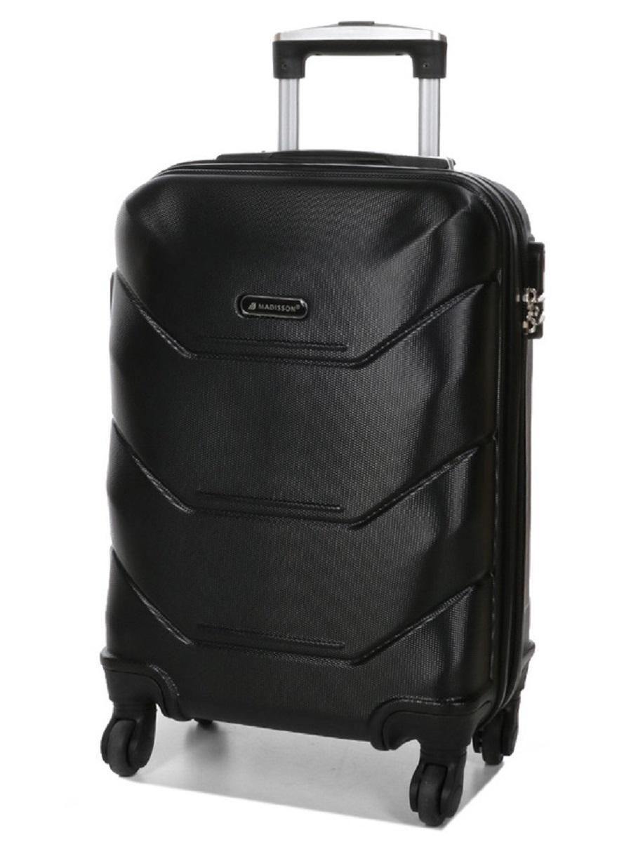 Чемодан пластиковый Madisson 32303 малый 55 см Черный (Mp00140)
