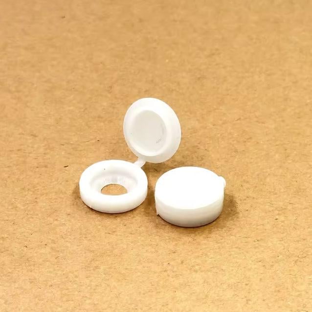 Заглушки пластиковые декоративные под шурупы 20 шт. Белый