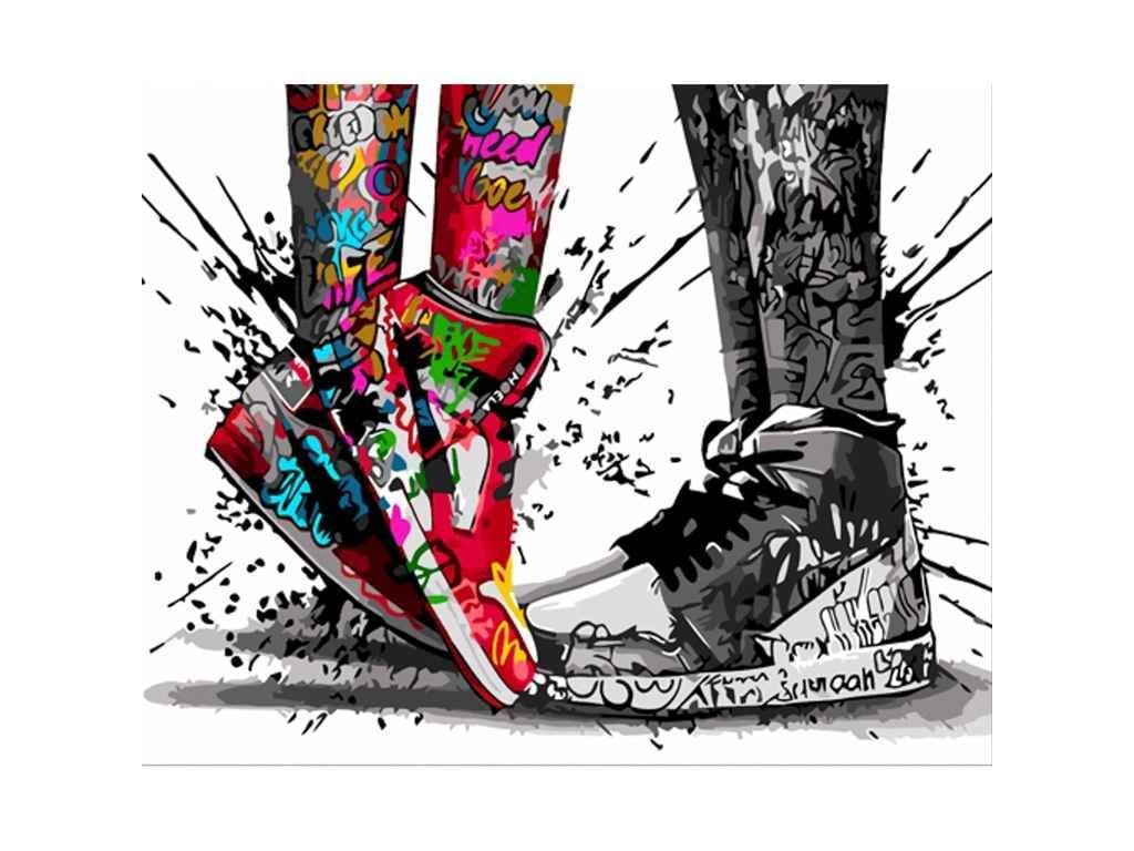 Картина по номерам Strateg Любовь в Jordan 30х40 см (SS6789)