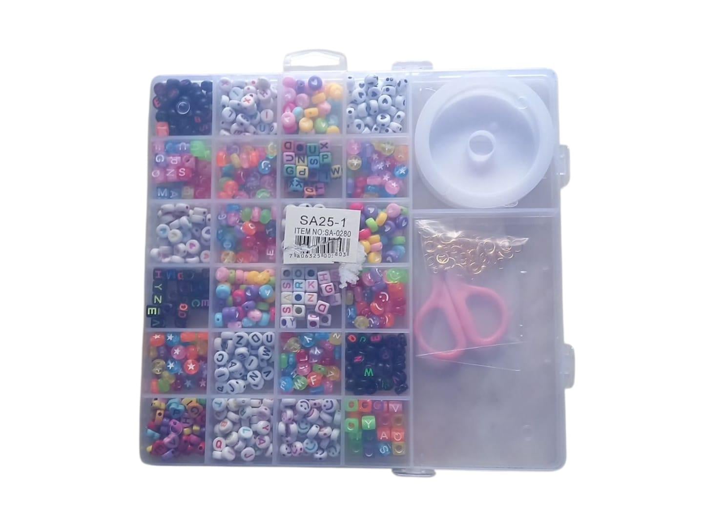 Набор для плетения бисером с буквами застежками (32064043)
