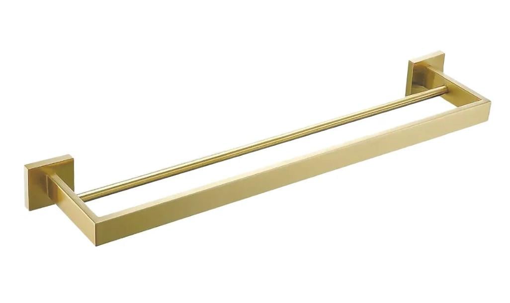 Вішалка для рушника Rea ERLO 02 подвійна Brushed Gold (2810372874)