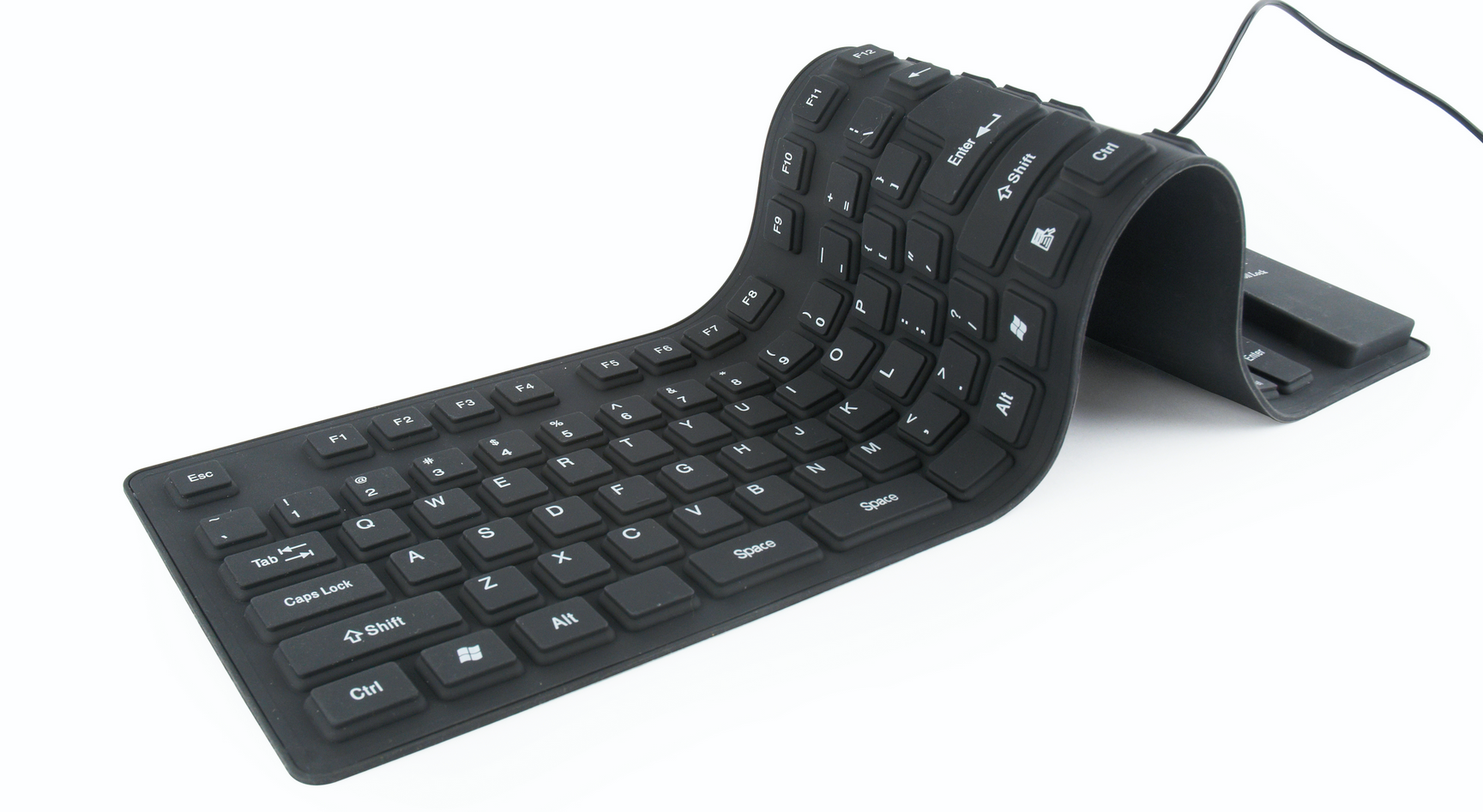 Клавиатура гибкая силиконовая Gembird kb-109f keyboard водонепроницаемая Клавиатура гибкая силиконовая Gembird kb-109f keyboard водонепроницаемая