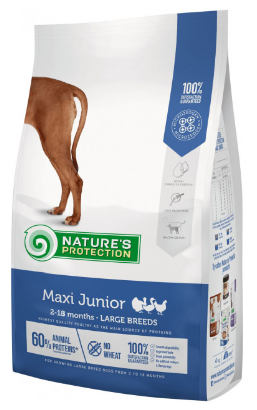 Корм для собак Nature's Protection Maxi Junior Large breeds 12 кг