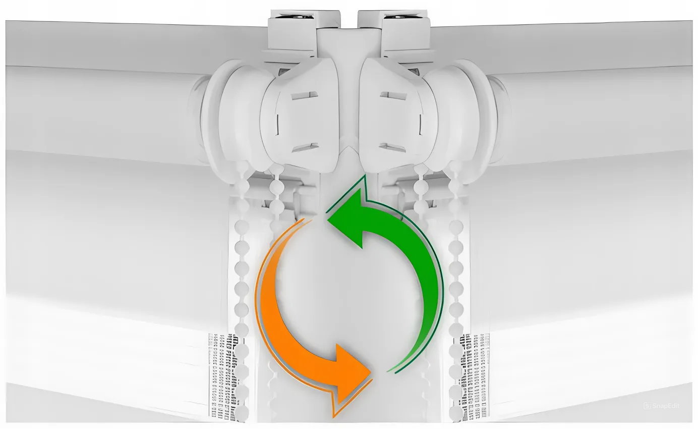 Ролета день-ночь Bigimot 62x130 см Белый (N001-130-62) - фото 3