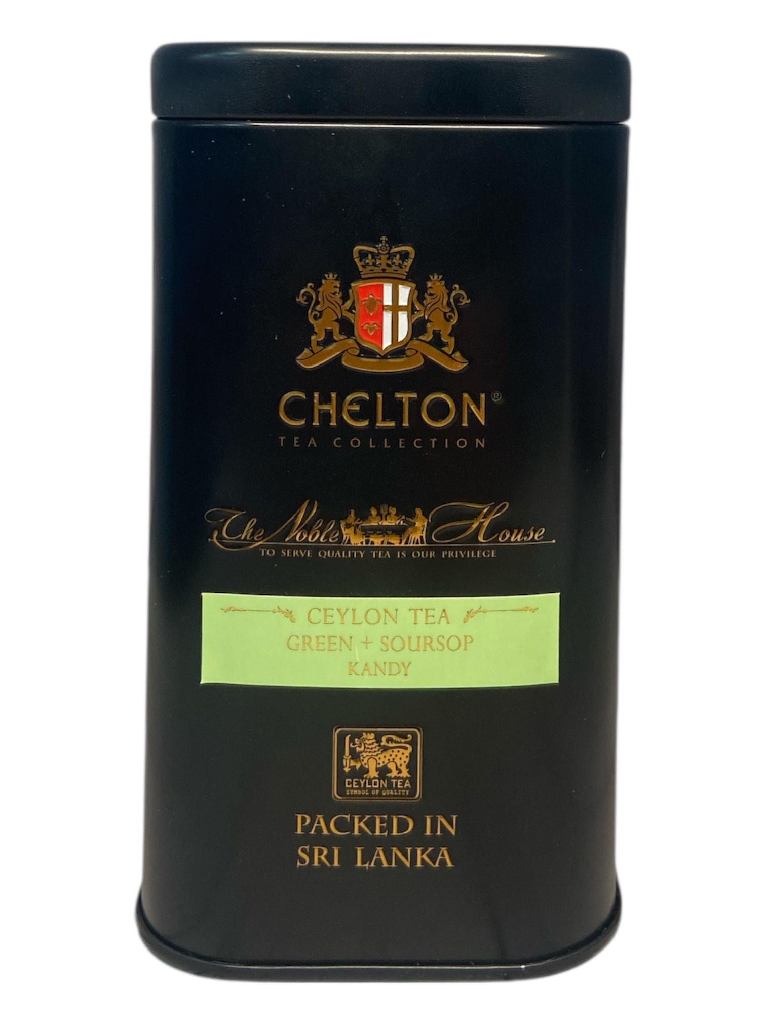 Чай зеленый Chelton Бдагородный дом с Саусепом в металлической банке 100 г (60211)