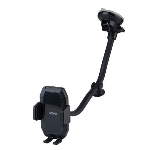 Держатель мобильного телефонавмашину на гибкой удлиненной ножке Voin UHV-4011BK 60-95 мм