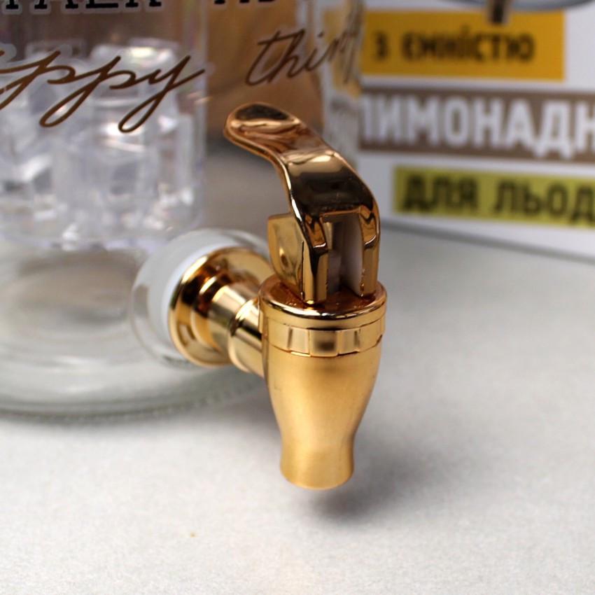 Лимонадник скляний S&T із краном 3,5 л (9037-03) - фото 2 Лимонадник скляний S&T із краном 3,5 л (9037-03) - фото 2