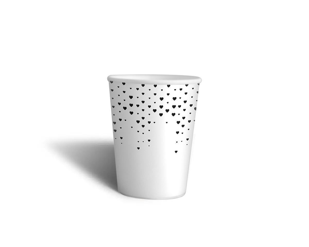 Стакан бумажный Система 98 250 мл С сердечками d76 мм 50 шт. (0112) - фото 2 Стакан бумажный Система 98 250 мл С сердечками d76 мм 50 шт. (0112) - фото 2