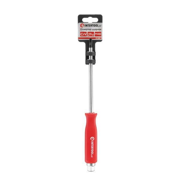 Викрутка шліцева Intertool CrV PH3x150 мм (HT-0489) - фото 4