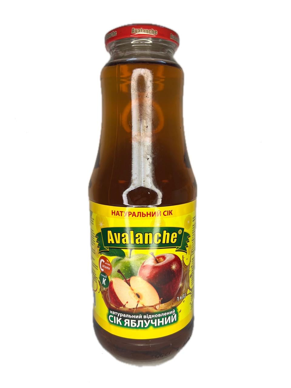 Сок яблочный Avalanche восстановлен 1 л (7629877740072)