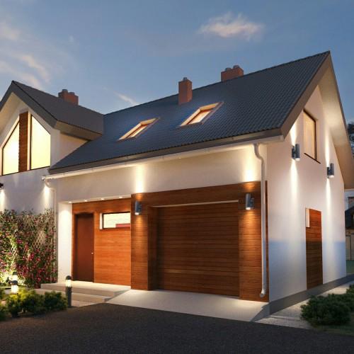 Світильник вуличний настінний під лампу Feron DH0704 Сірий (11881) - фото 7 Світильник вуличний настінний під лампу Feron DH0704 Сірий (11881) - фото 7