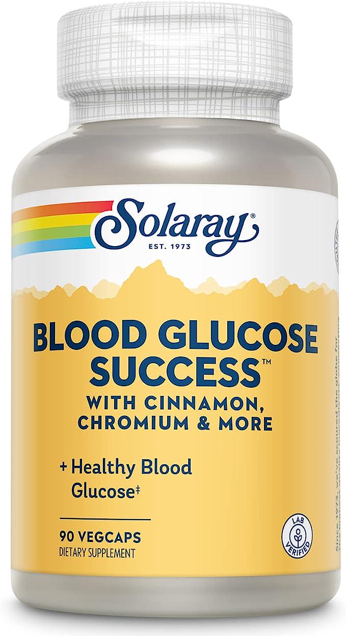 Поддержка глюкозы Solaray Blood Glucose Success 90 капсул (1296)